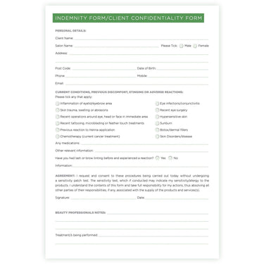 purHENNA® | Brow Henna | Liability Form